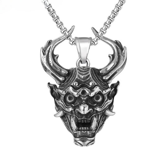 Dragon Horn Monster Titanium Steel Necklace for Men