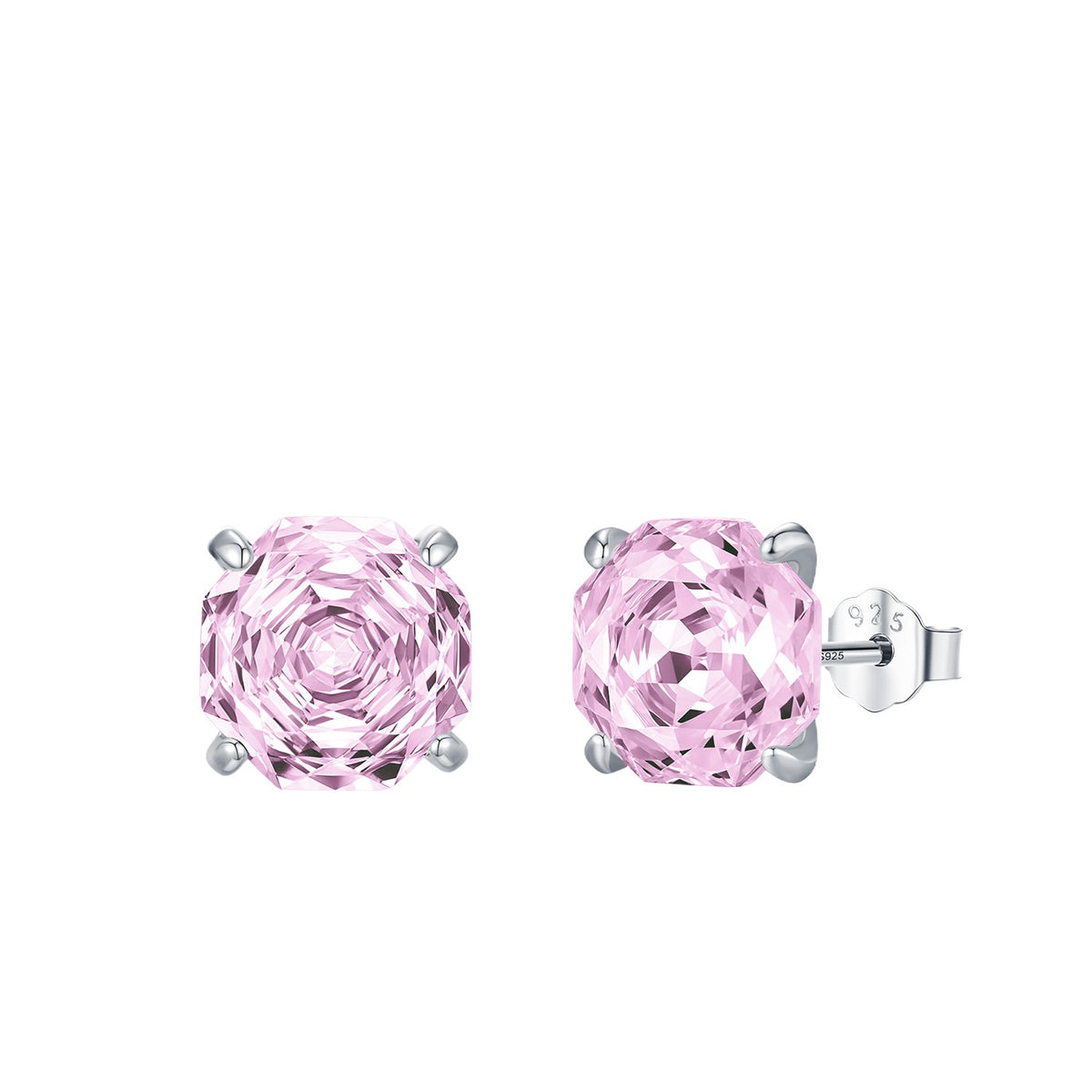 925 Sterling Silver Rose-Cut Cartilage Stud