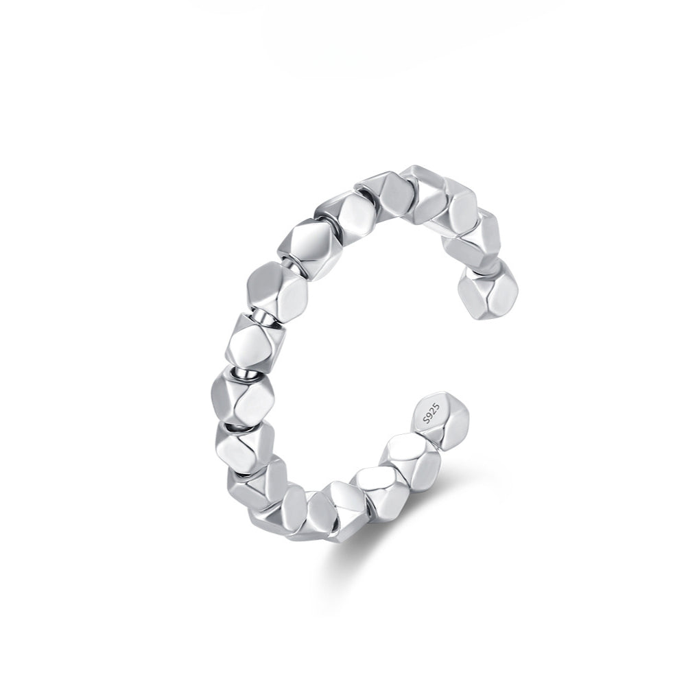 Planderful Everyday Genie Ring – Unique Geometric Design in Sterling Silver