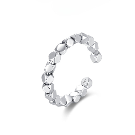 Planderful Everyday Genie Ring – Unique Geometric Design in Sterling Silver