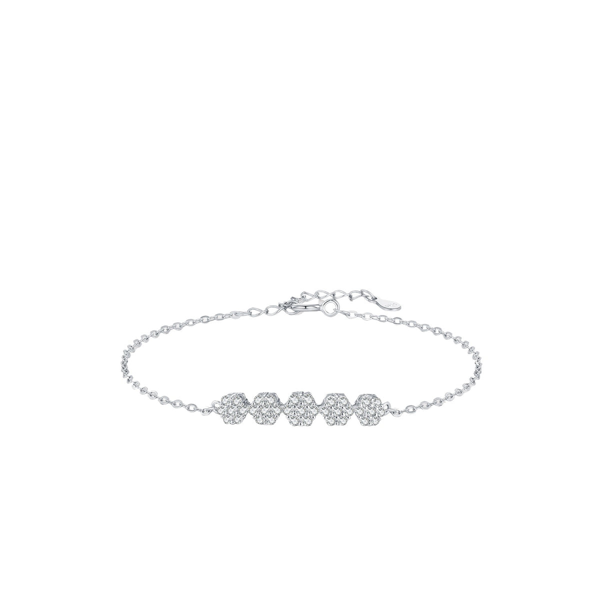 925 Sterling Silver Floral Jewelry Set