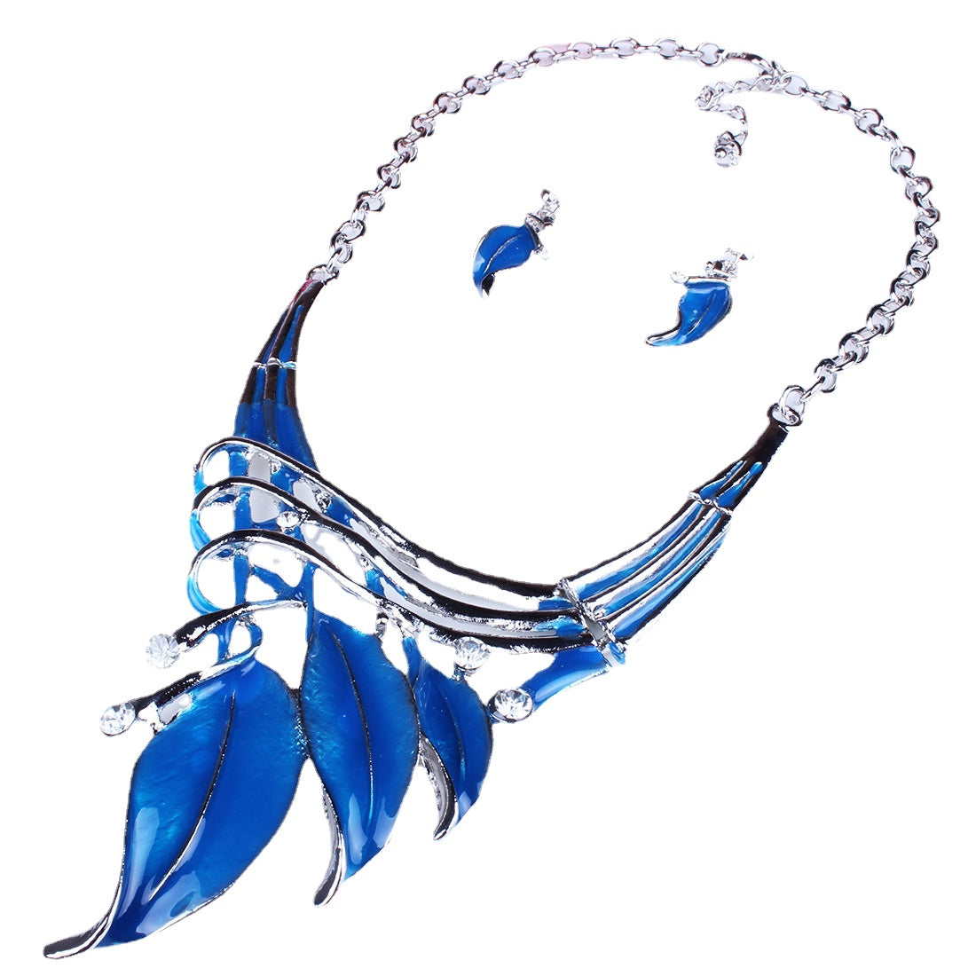 Retro Exotic Necklace and Earring Set - Savanna Rhythms Series