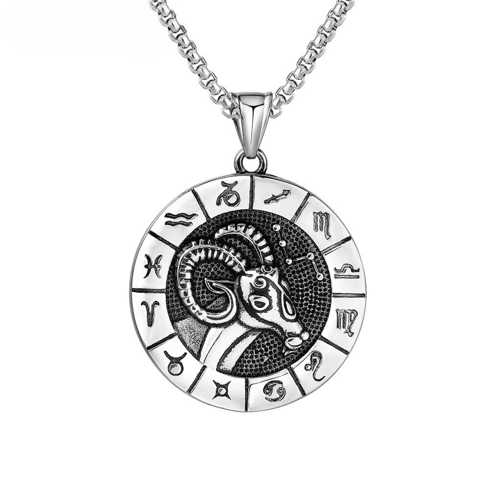 Constellations Pendant Titanium Steel Unisex Protection Statement Planderful Everyday Genie Gift