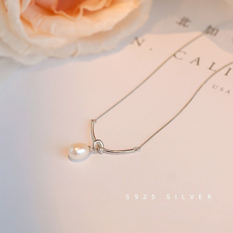 S925 Sterling Silver Freshwater Pearl Necklace