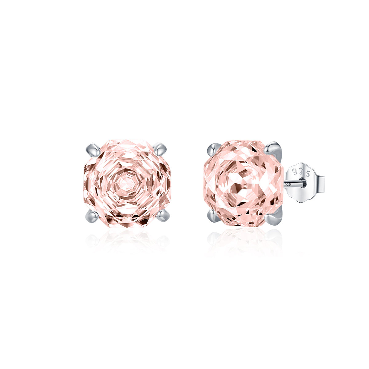 Planderful Everyday Genie Sunset Stud Earrings – Elegant Zircon Flash Design