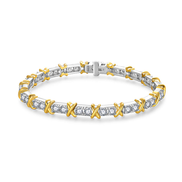 Cross-Border AliExpress Hot Sale Moissanite Ladies Bracelet