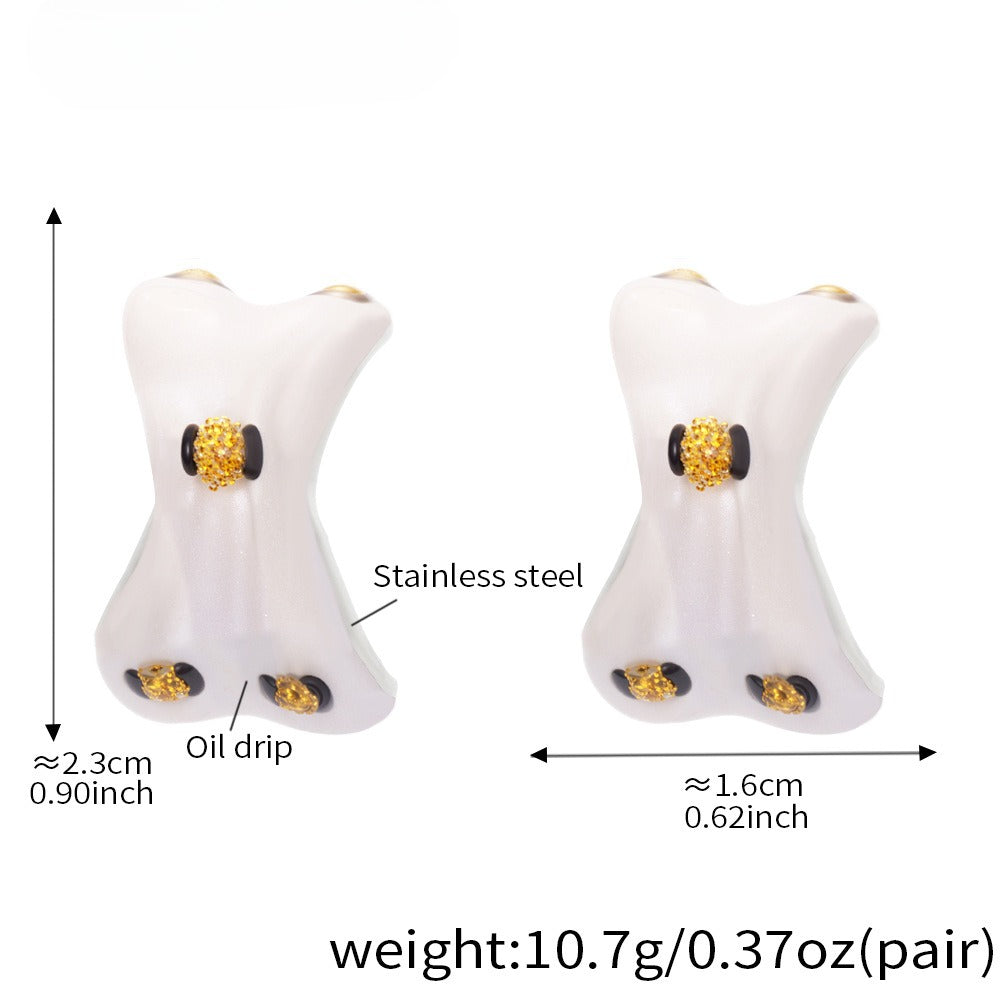 Planderful Stainless Steel Stud Earrings Fadeproof For Women