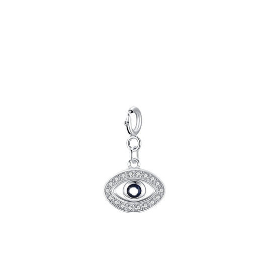 925 Sterling Silver Devil Eye Pendant - A Trendy, Unique, and Versatile Wholesale Jewelry from the Planderful Collection