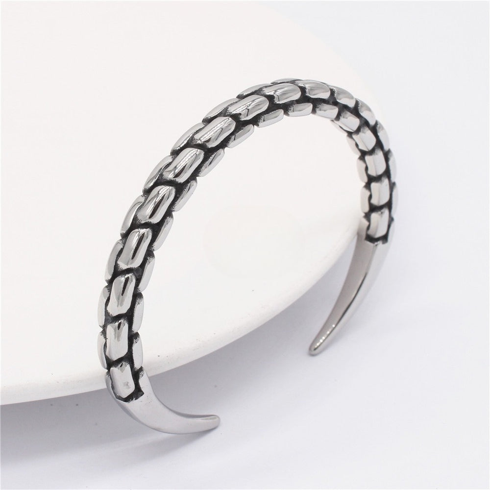 Titanium Steel Bracelet Unisex Durable Retro European American Style For Men And Women Planderful Everyday Genie