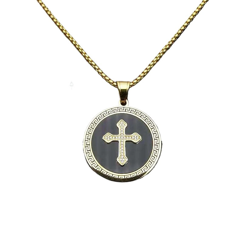 Steel Necklace – Minimalist Hip Hop Pendant