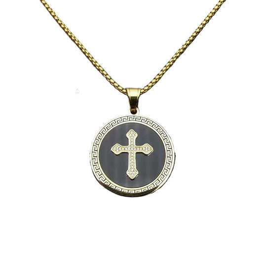 Steel Necklace – Minimalist Hip Hop Pendant