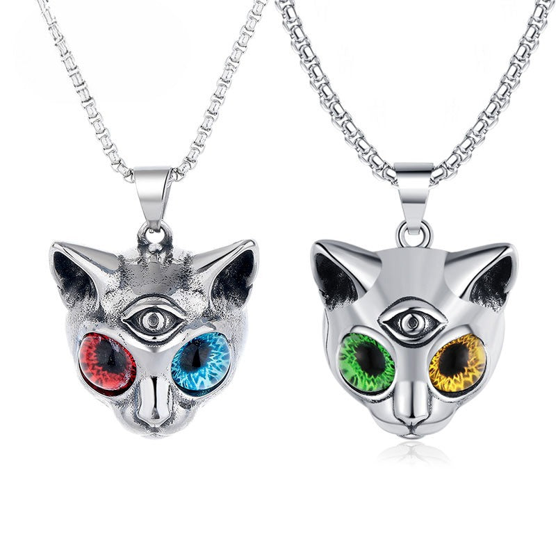 Cat Yin Pendant Necklace