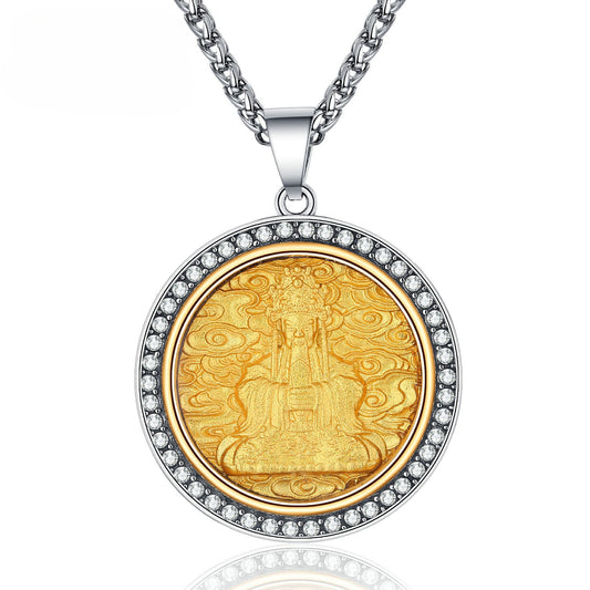 Stainless Steel Necklace – Vintage Dragon Pendant