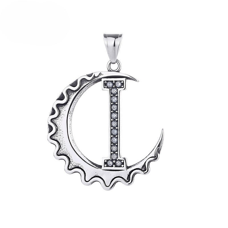 Letter Diy Stainless Steel Pendant Necklace