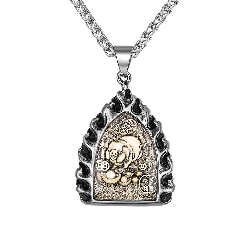 Steel Necklace – Elegant Zodiac Necklace For Everyday Wear Gift Ready Packaging By Planderful