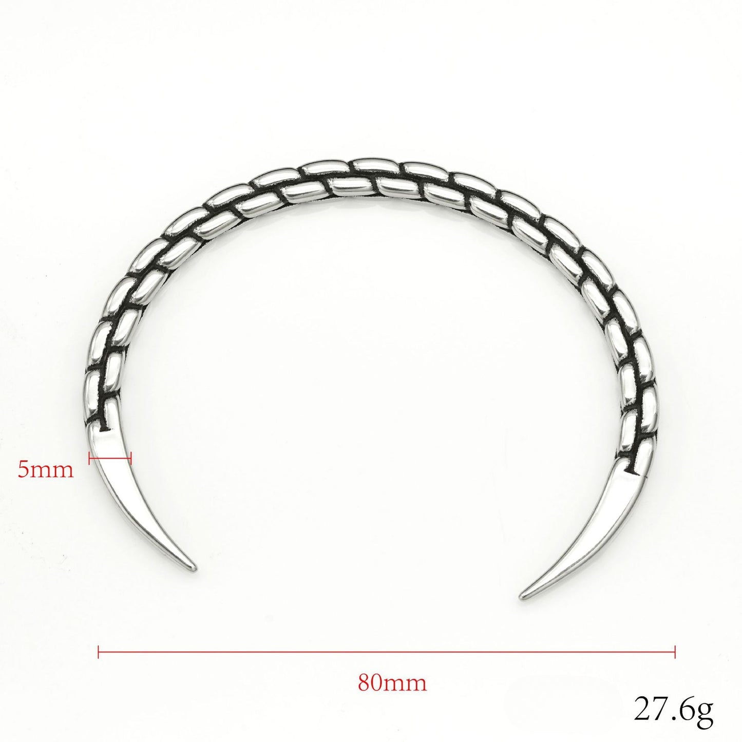 Planderful Titanium Stainless Steel Bracelet For Men And Women Retro Stone Pattern Unisex Statement