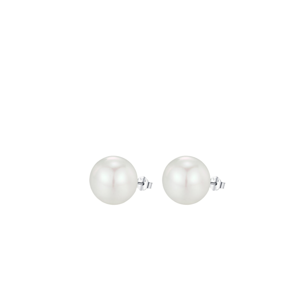 925 Sterling Silver Pearl Stud Earrings