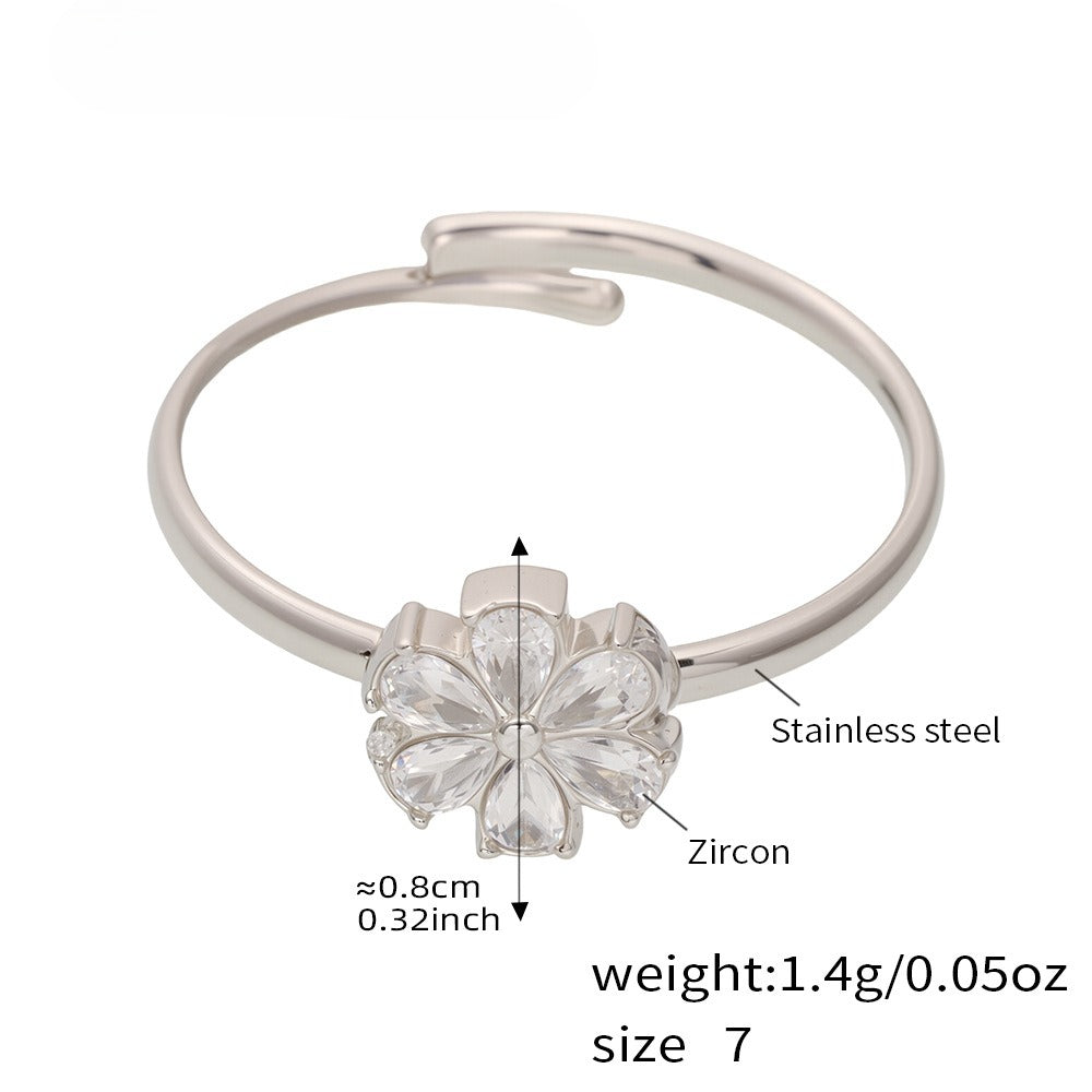 Planderful Zircon Ring Super Flash 5A For Trendsetters