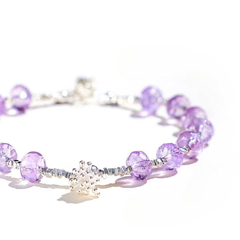 Planderful Fortune's Favor Bracelet – Premium Amethyst Beaded Design