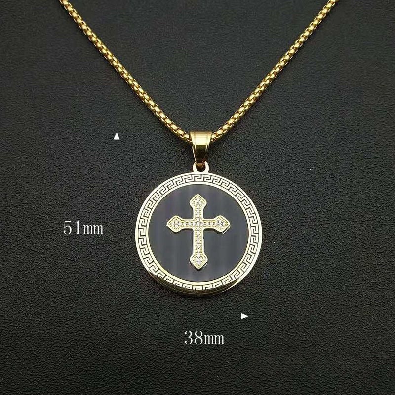 Steel Necklace – Minimalist Hip Hop Pendant