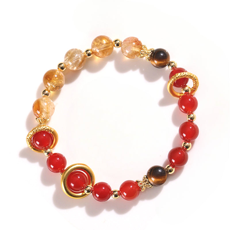 Planderful Fortune's Favor Bracelet – Elegant Natural Agate Design