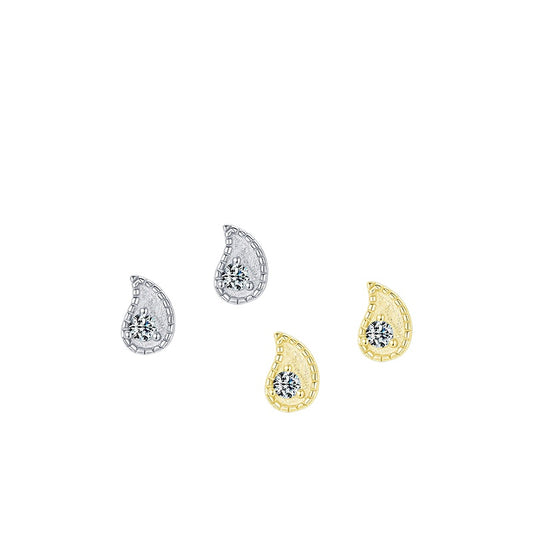 Sterling Silver Geometric Ear Care Earrings for Elegant Style