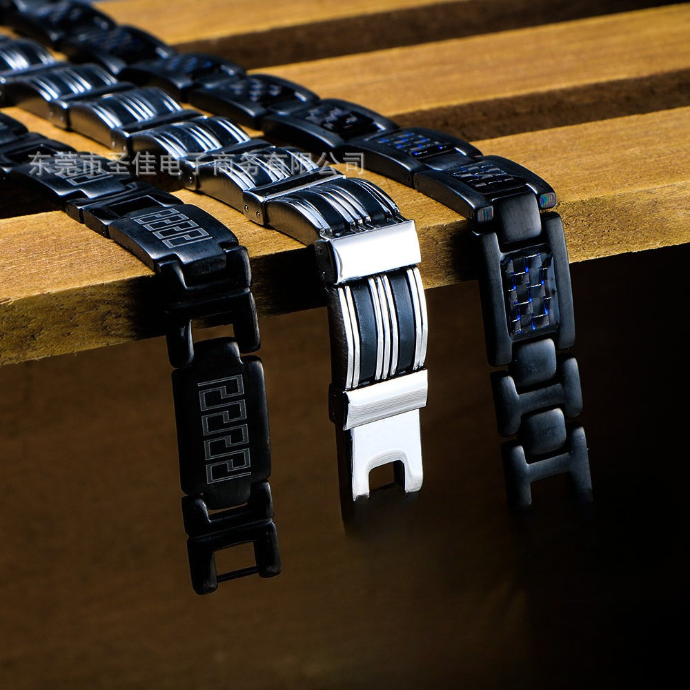Titanium Steel Cold Wind Bracelet Bracelet Men's Locomotive Chain