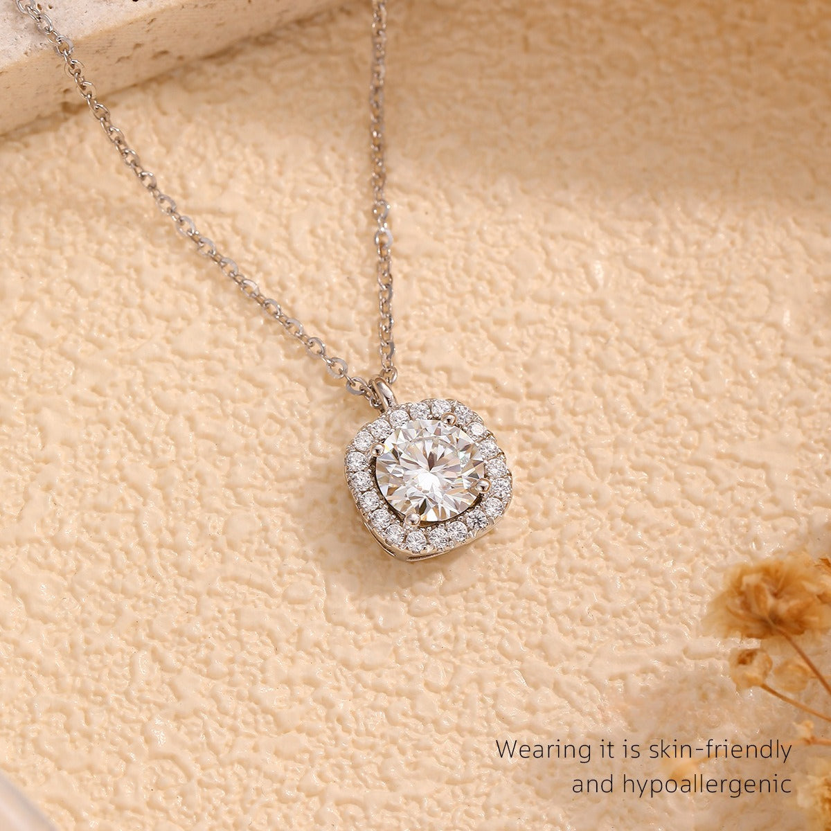 Small Sugar S925 Sterling Silver Women's Pendant Necklace