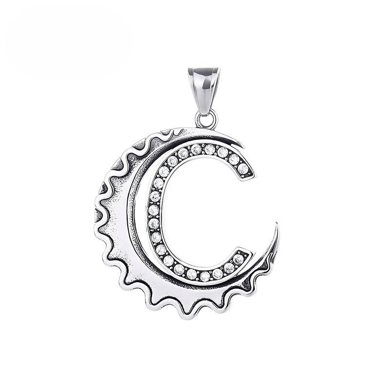 Letter Diy Stainless Steel Pendant Necklace