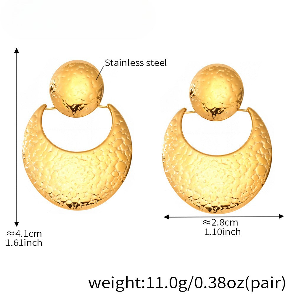 Planderful Stainless Steel Love Earrings For Women