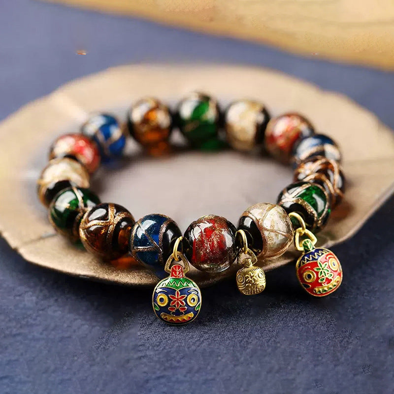 Fragrant Glass Crystal Swallow Bracelet for Women