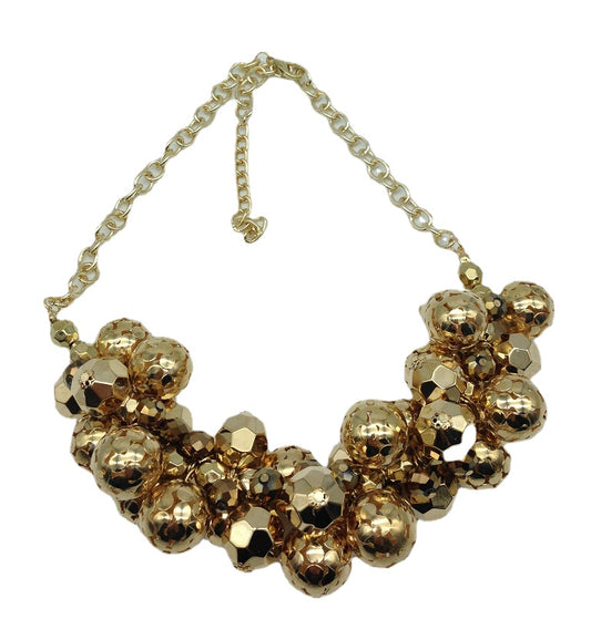 Exaggerated African Charm Metal Necklace - Statement Tyrant Jewelry