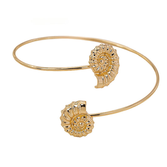 Planderful Vienna Verve Conch Arm Ring – Stylish Beach Accessory for Women