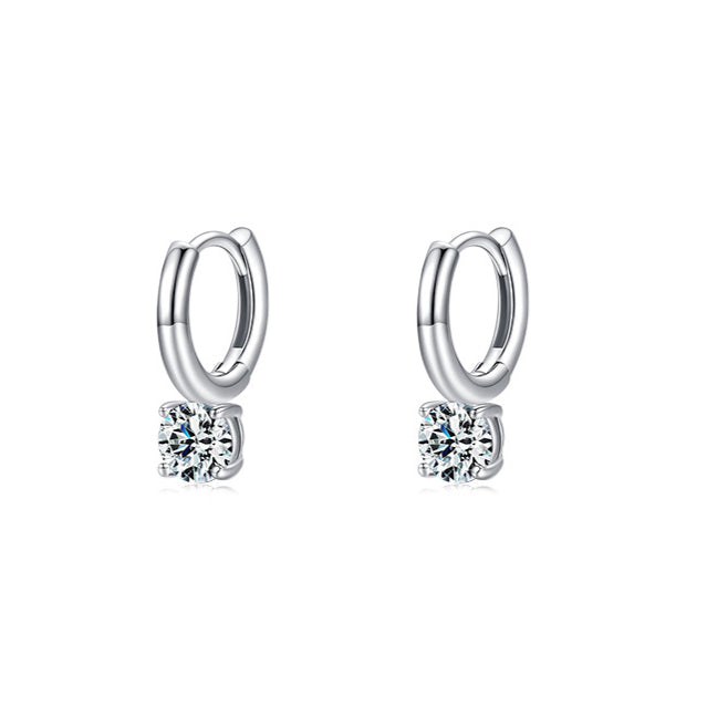 Planderful Everyday Genie Earrings – Versatile Minimalist Design with Shining Zircon