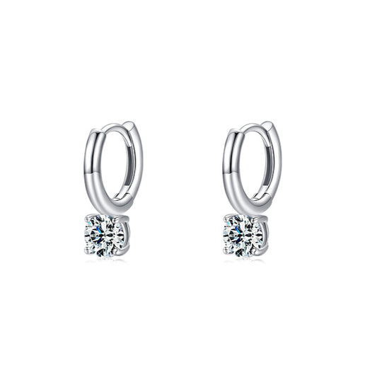 Planderful Everyday Genie Earrings – Versatile Minimalist Design with Shining Zircon
