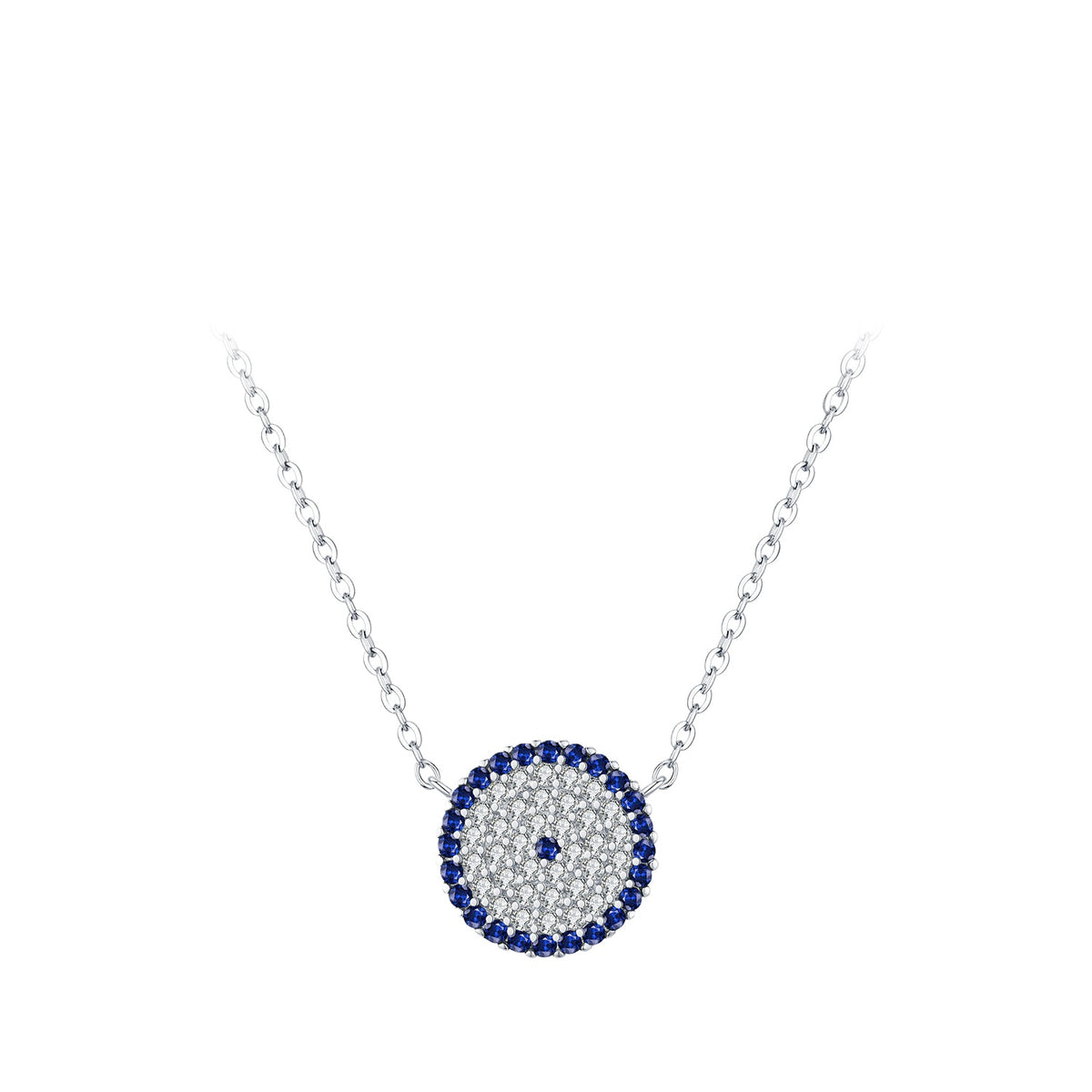 925 Sterling Silver Geometric Necklace