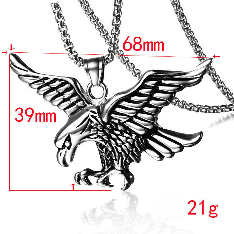 Directly From The Manufacturer Titanium Steel Eagle Pendant