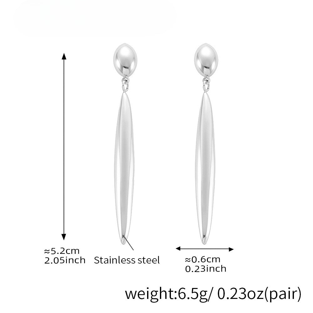 Planderful Water Drop Earrings For Women 18K Gold Plated