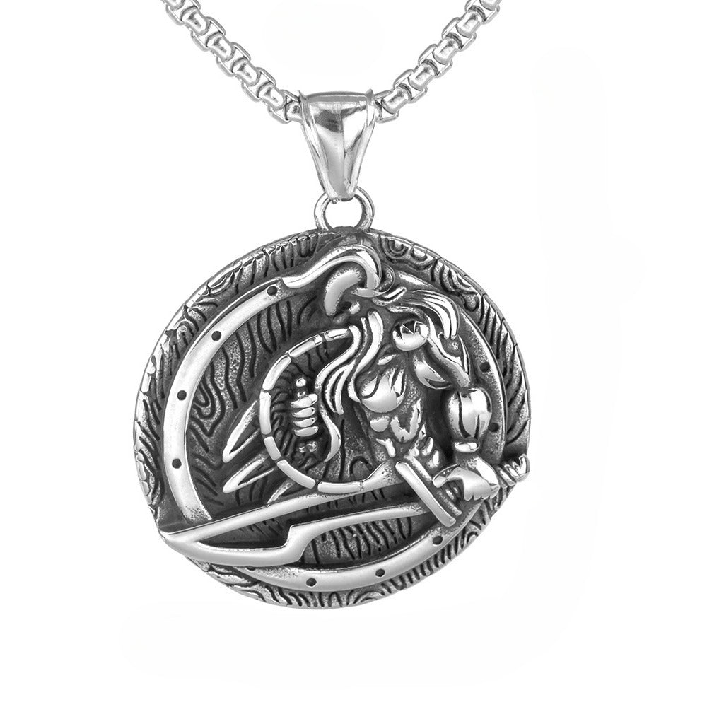 Personalized Retro Spartan Warrior Punk Men's Pendant Jewelry