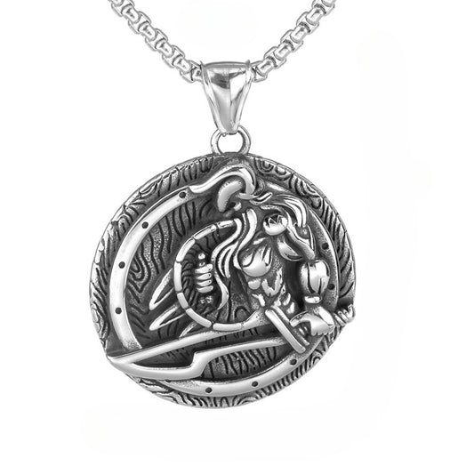 Personalized Retro Spartan Warrior Punk Men's Pendant Jewelry