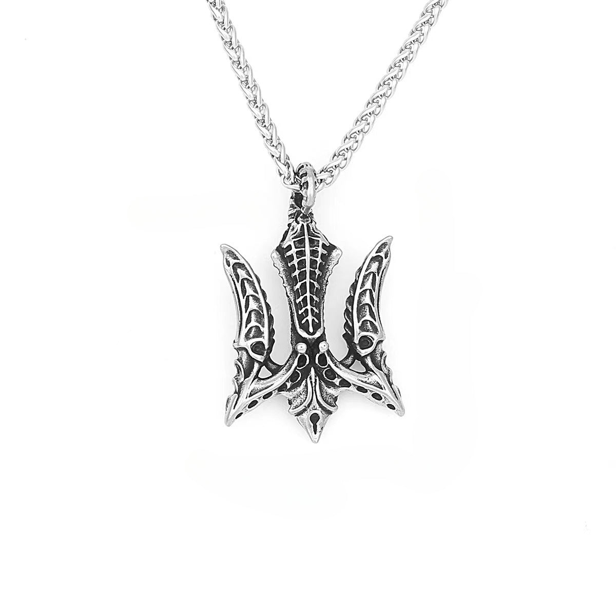 European And American Retro Jewelry Double-Sided Boat Anchor Pendant For Men