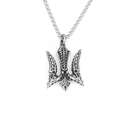 European And American Retro Jewelry Double-Sided Boat Anchor Pendant For Men