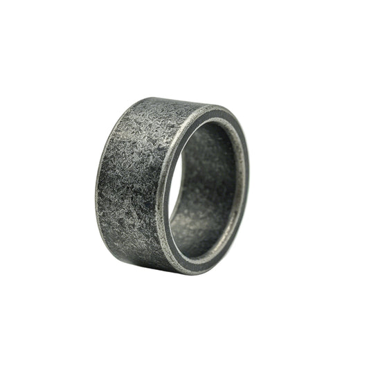 Planderful Stainless Steel Ring Unisex Everyday Durable Bold Retro Statement Jewelry