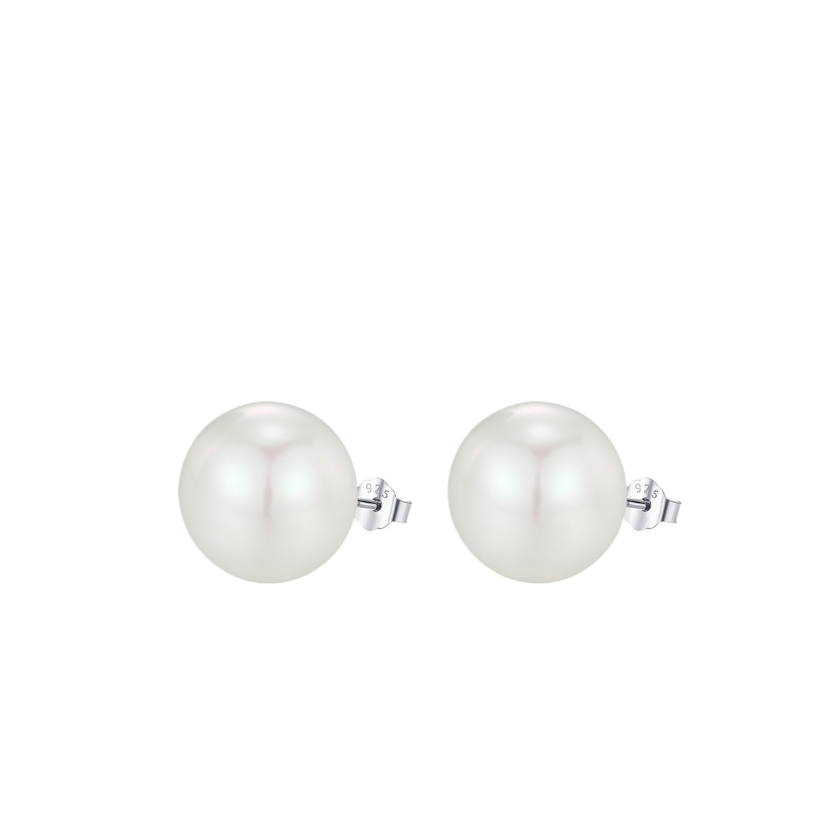925 Sterling Silver Pearl Stud Earrings