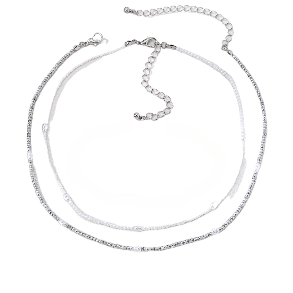 Planderful Vienna Verve Necklace Set – Fashionable Pearl Beaded Design