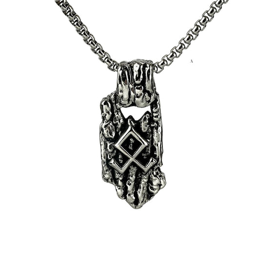 Planderful Viking Rune Tree Pendant For Men Personalized Stainless Steel Jewelry