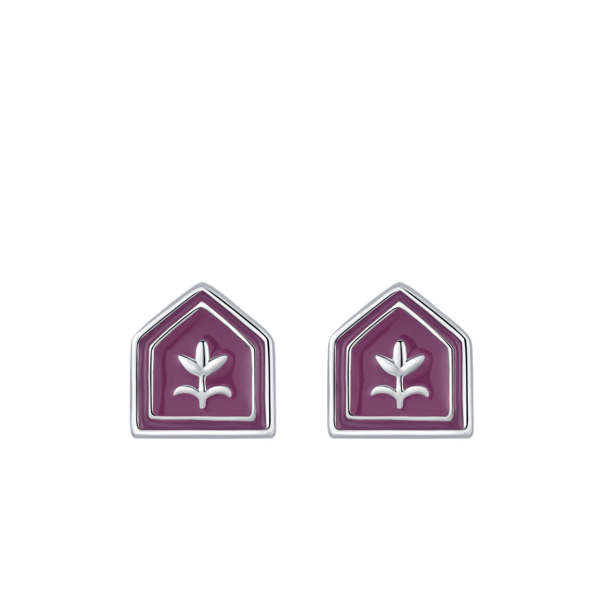 925 Sterling Silver Tulip Earrings