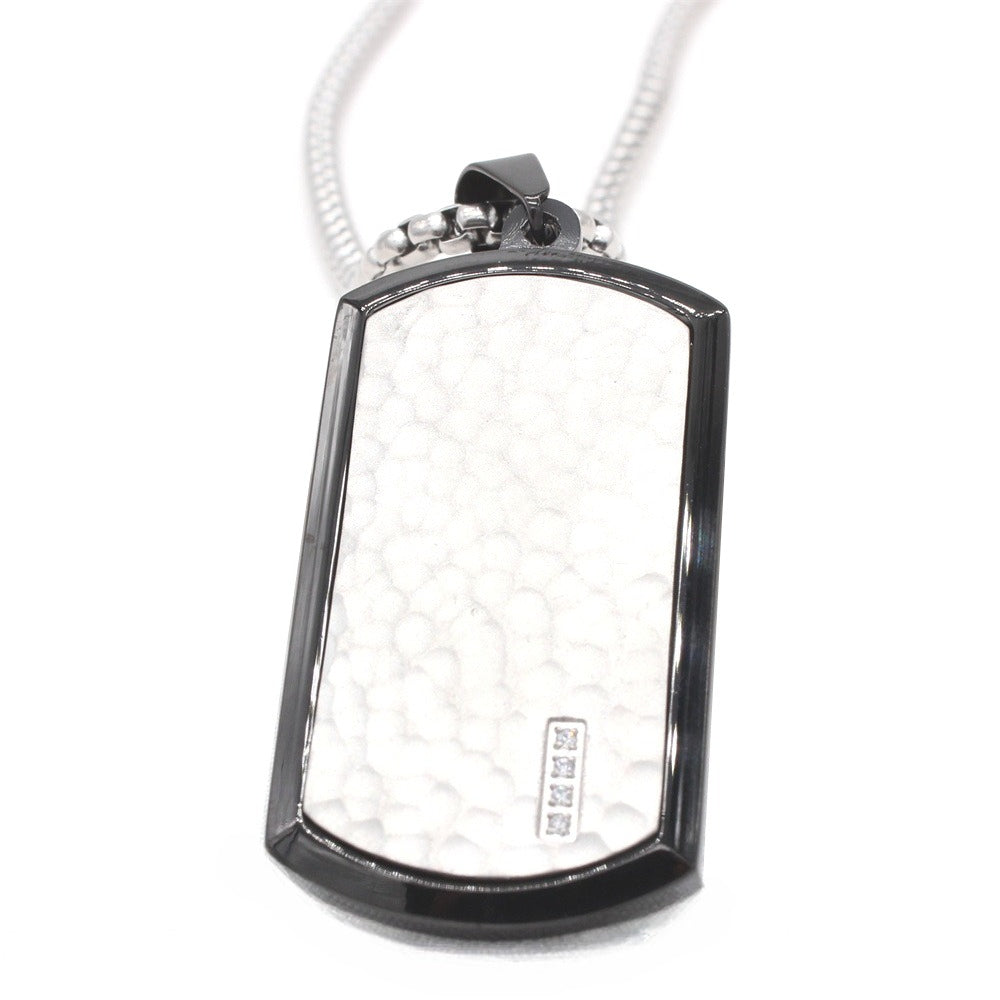 Minimalist Titanium Steel Pendant Planderful Unisex Fashion With Protective Statement