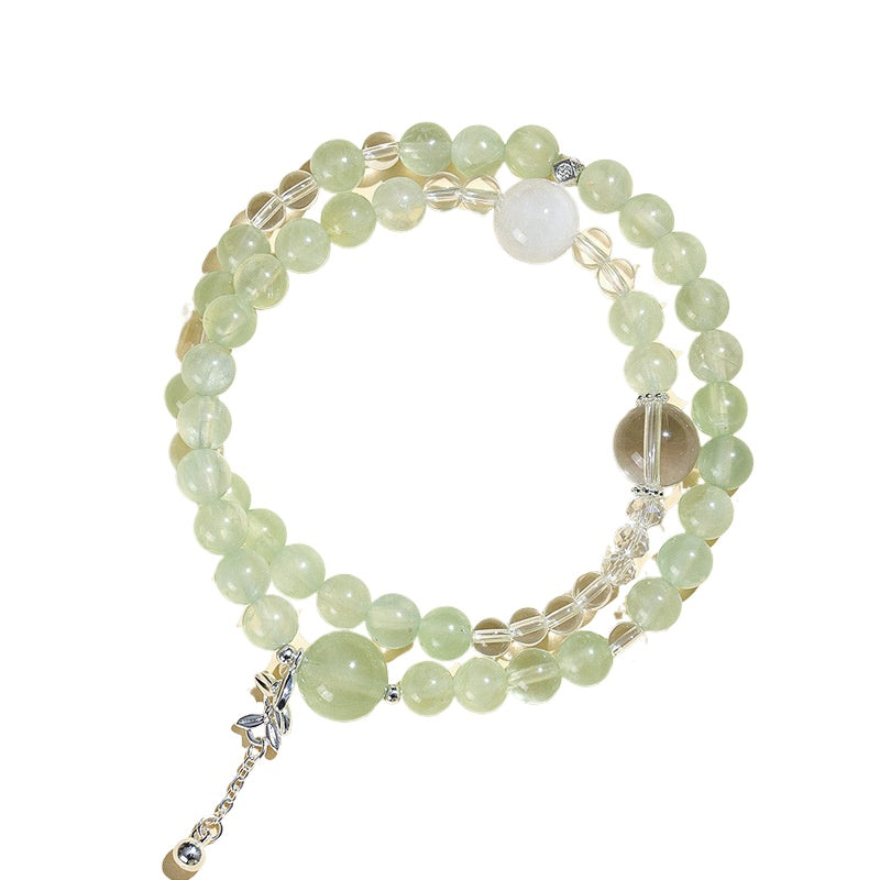 Planderful Fortune's Favor Bracelet – Elegant White Crystal Design