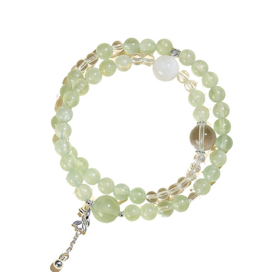 Planderful Fortune's Favor Bracelet – Elegant White Crystal Design